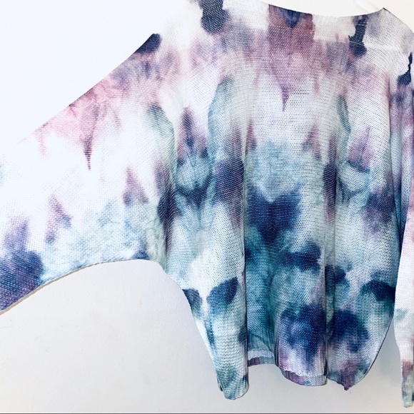 Anthropologie Anna Melani NWT tie dye sweater M - Picture 3 of 4